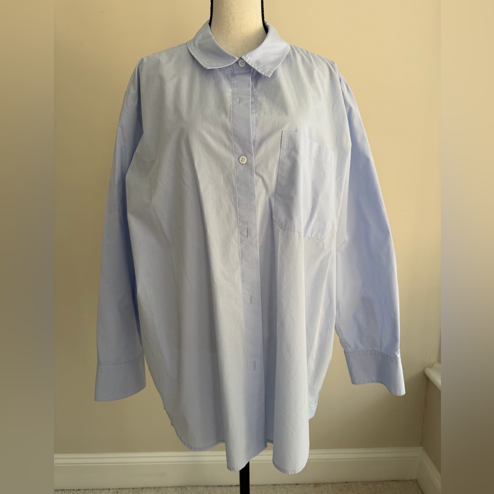 Jenni Kayne Light Blue Casual Button Down Shirt